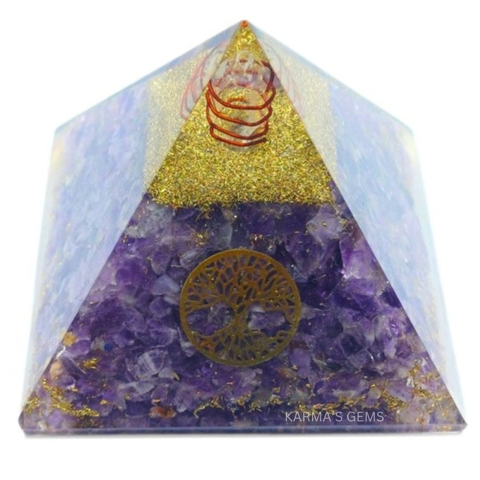 Baum des Lebens Amethyst Orgonit Pyramide