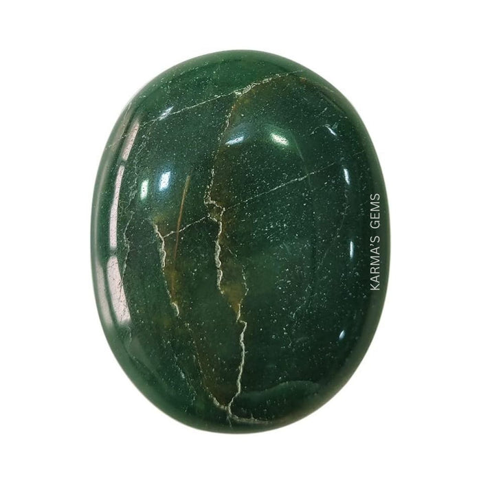 GRÜNER JADE-HANDSTEIN