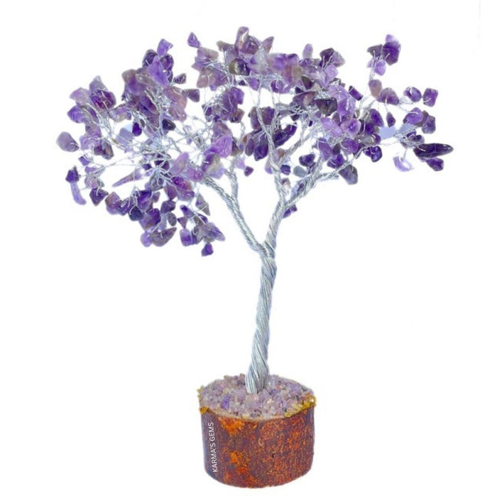300 BEADS AMETHYST STONE WIRE TREE