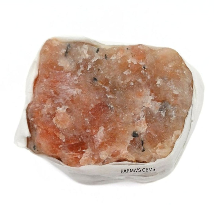 1 PIECE FLAT WRAPPED SUNSTONE ROUGH STONE