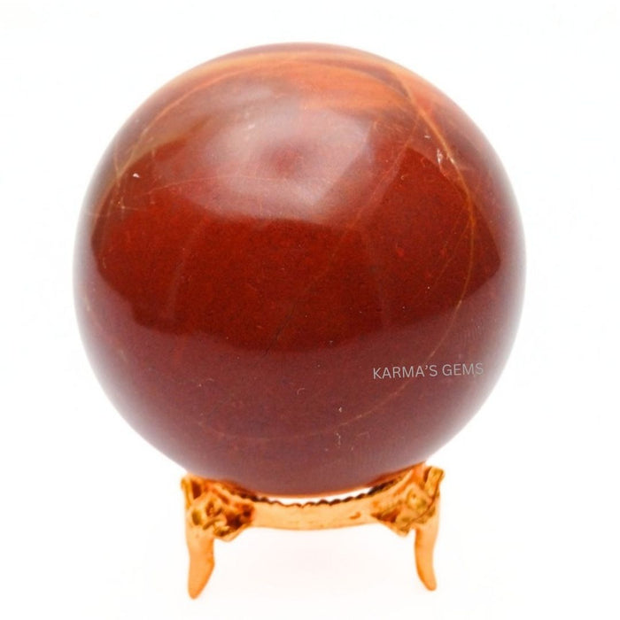 50 TO 55 MM RED JASPER SPHERE
