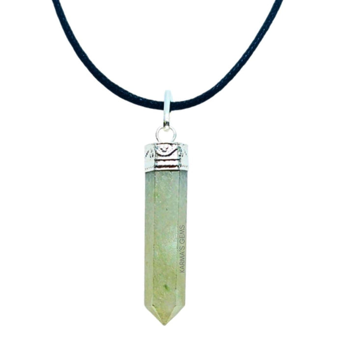 GREEN AVENTURINE POINT PENCIL PENDANT