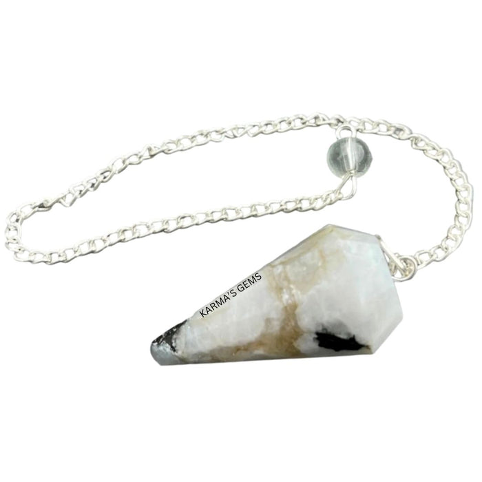 RAINBOW MOONSTONE DOWSING PENDULUM