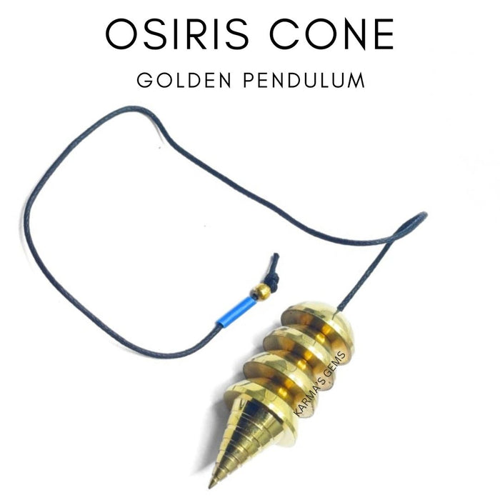 GOLD OSIRIS KEGEL STAHL KUPFER PENDEL