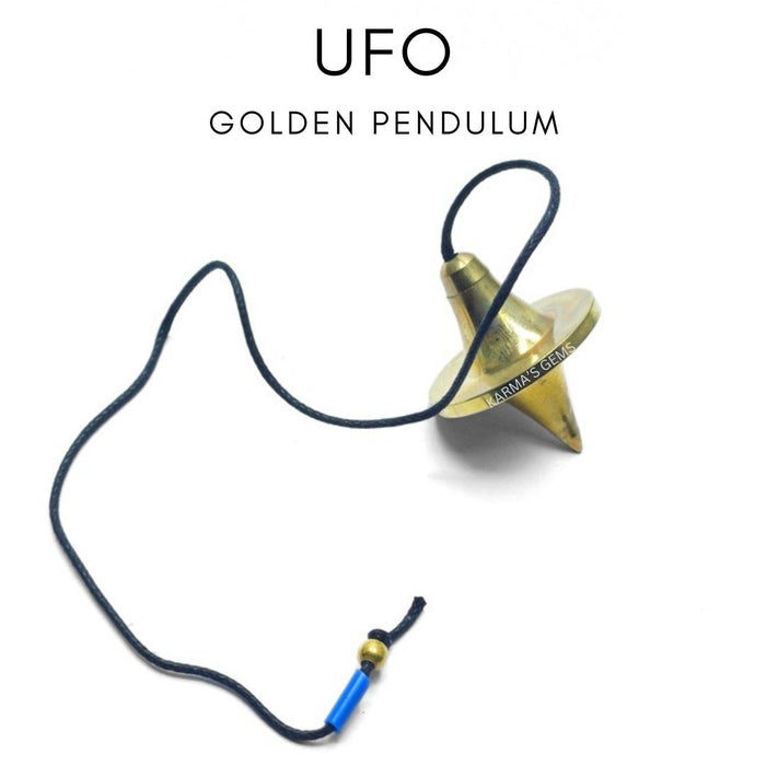 UFO GOLDEN DIVINATION HEALING DOWSING PENDULUM