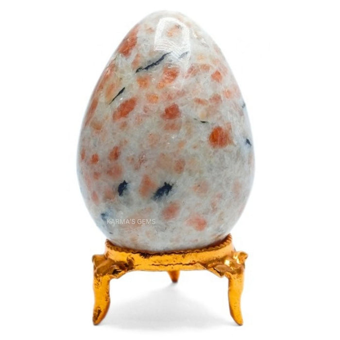 POLISHED SUNSTONE POCKET EGG