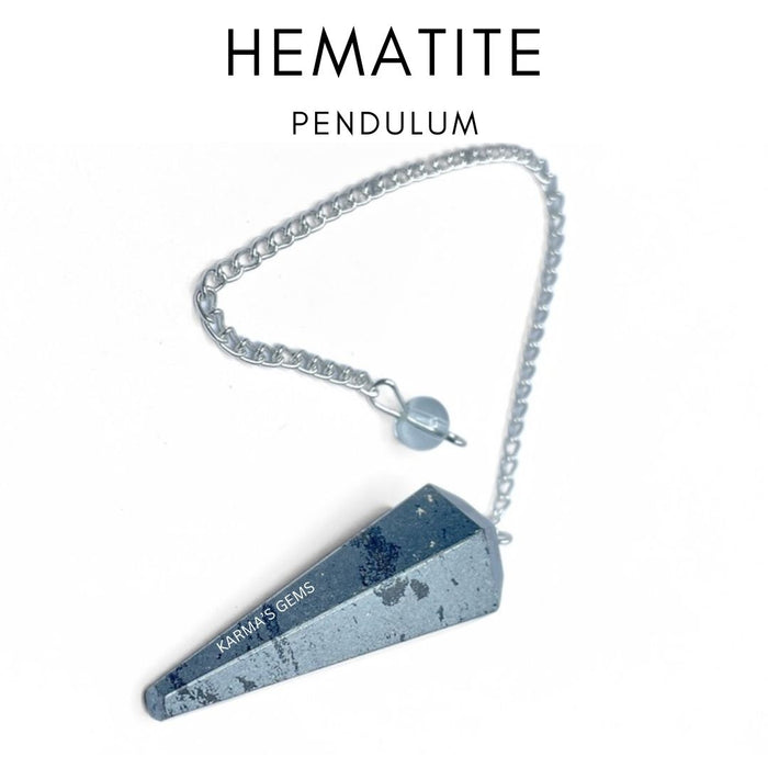 HÄMATIT-STEIN-WÜNSCHELPENDEL