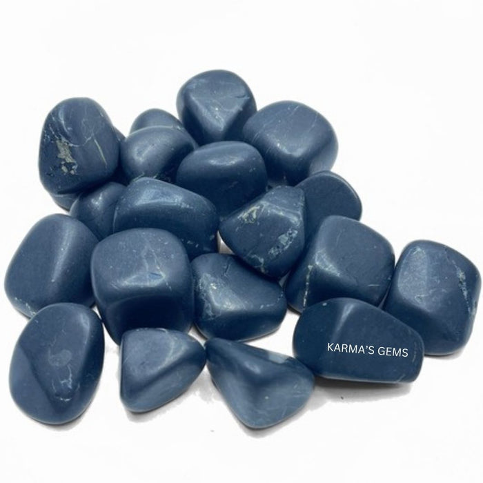 PIERRE POLIÉE SHUNGITE DE 15 À 25 MM