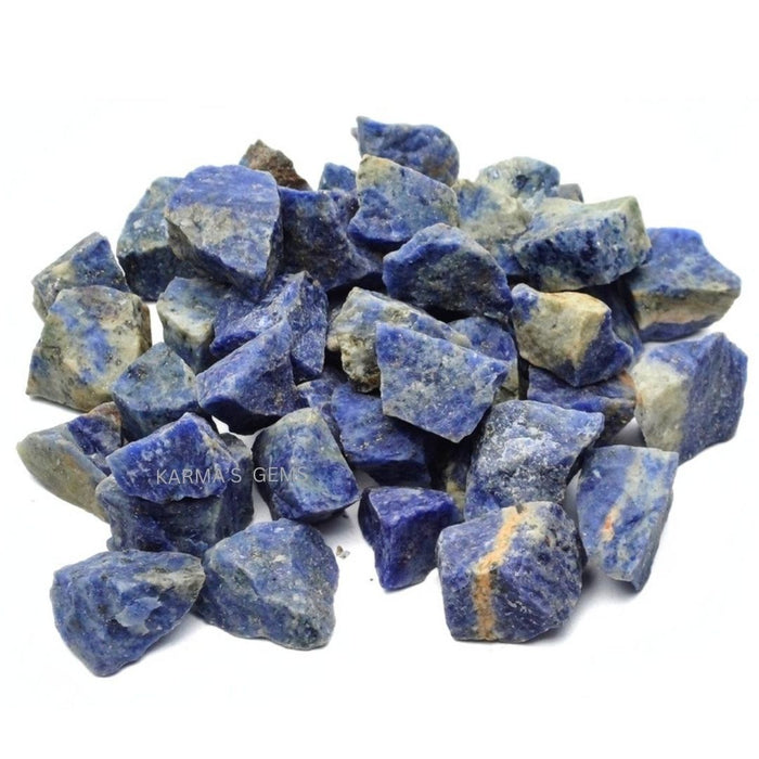 PIERRE BRUTE DE SODALITE DE 15 À 25 MM