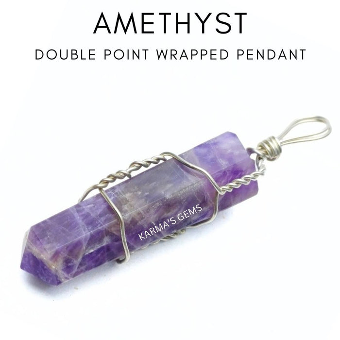 DOPPELSPITZIGER AMETHYST-ANHÄNGER