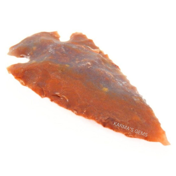 2" TO 2.5" FANCY JASPER SPEARHEAD ARROWHEAD
