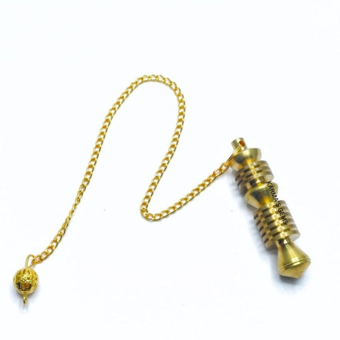 PENDULE DE RASTÉSIE DOUBLE ISIS EN OR