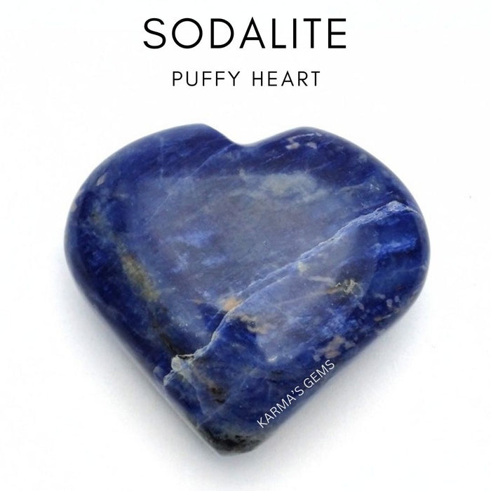 2" SODALITH PUFFY HEART