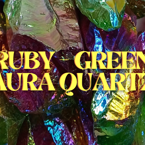 Ruby Green Aura Quartz