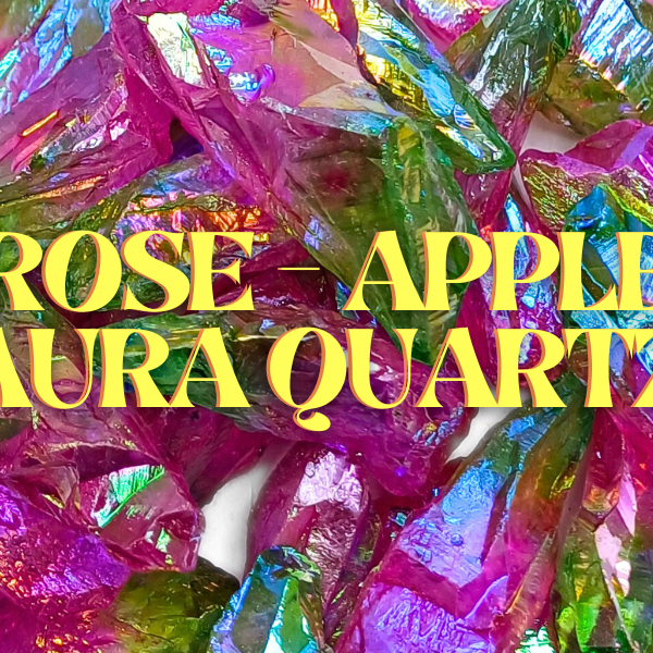 Rose Apple Aura Quartz