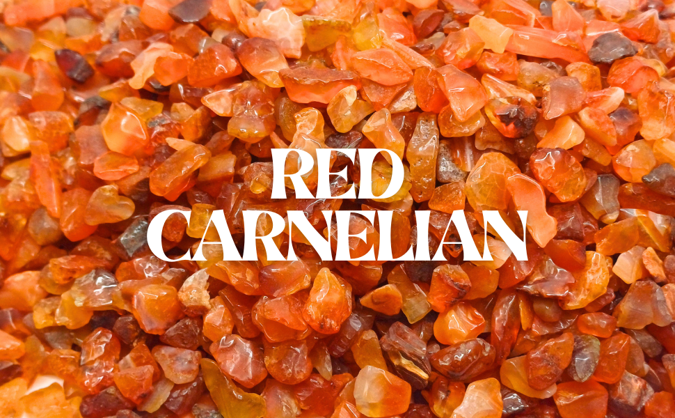 Red Carnelian Crystal Stone ( july 23 - Aug 22)