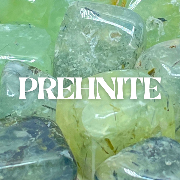 Prehnit-Trommelstein