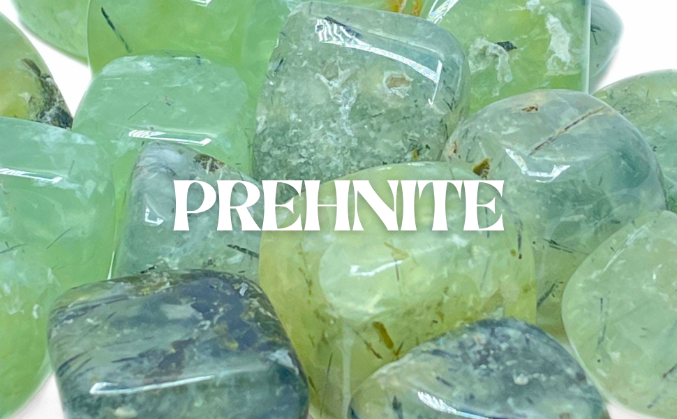 Piedra rodada de prehnita