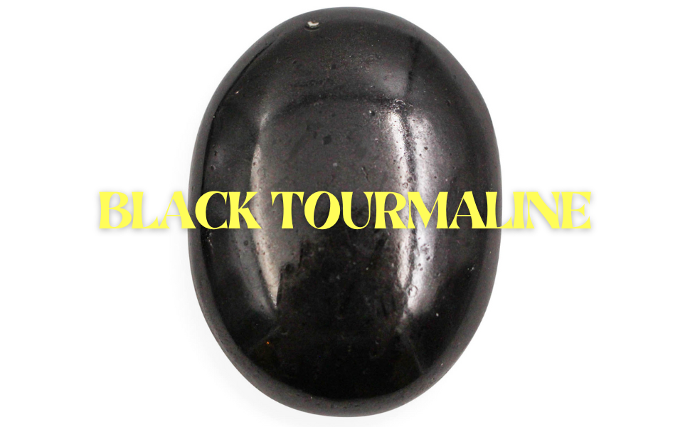 Piedra de Palma de Turmalina Negra