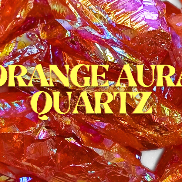 Orange Aura Quartz