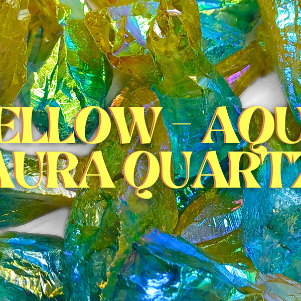 Yellow Aqua Aura Quartz