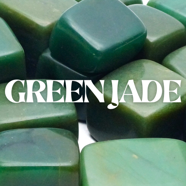 Green Jade Crystal Stone ( Aug 20 )
