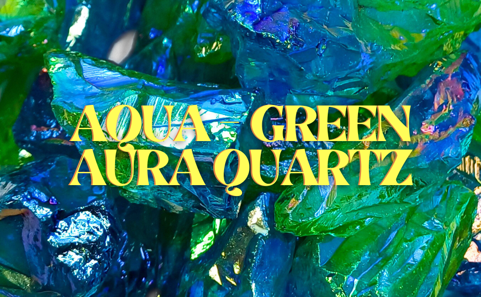 Aqua Green Aura Quartz