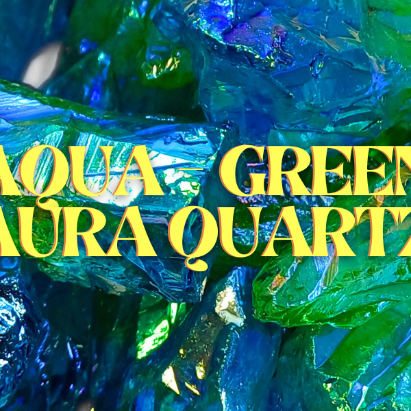 Aqua Green Aura Quartz