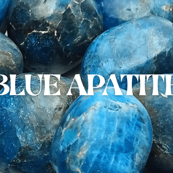 Blue Apatite Crystal Stone ( August 21 )