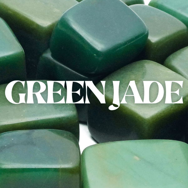 Green Jade Crystal Stone ( Aug 20 )