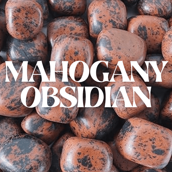 Mahogany Obsidian Crystal Stone ( Sept - 11 )