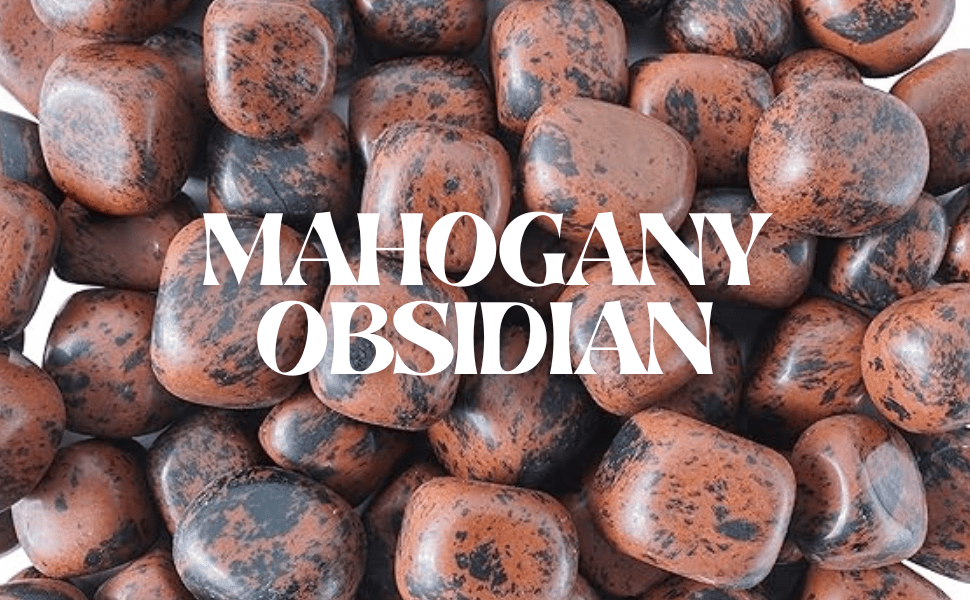 Mahogany Obsidian Crystal Stone ( Sept - 11 )