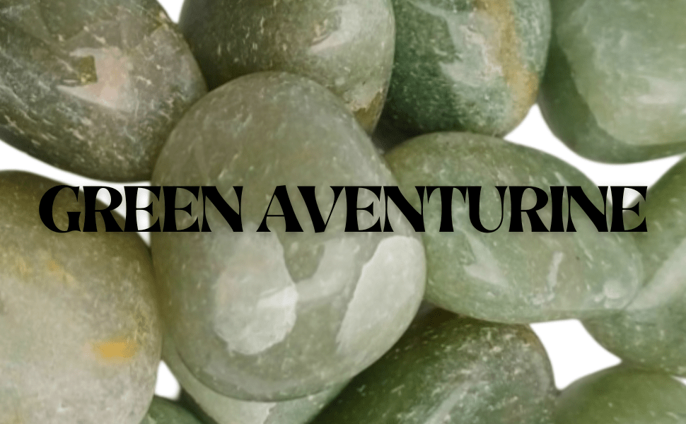 "Pierre roulée d’aventurine verte"