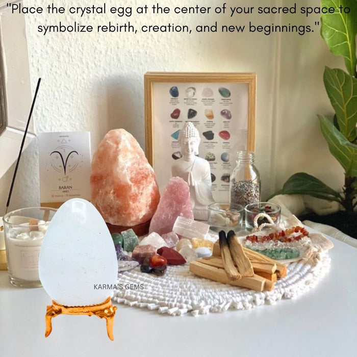 POLISHED CLEAR QUARTZ POCKET EGG