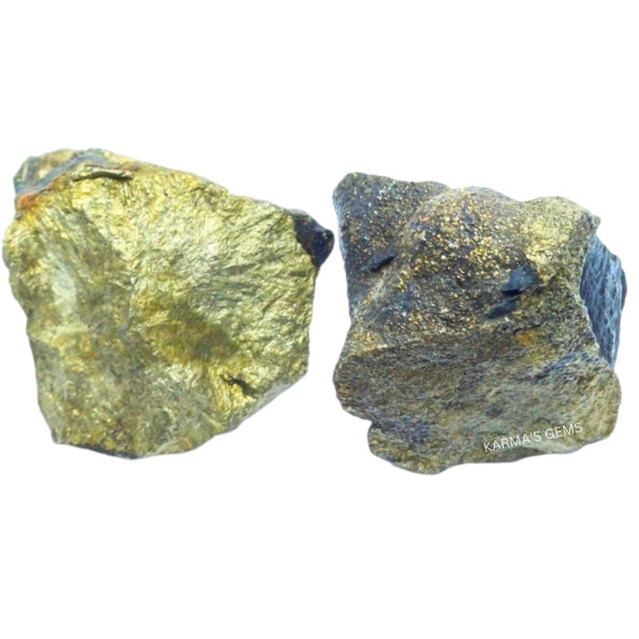 2 PCS 15 TO 25 MM PYRITE ROUGH STONE