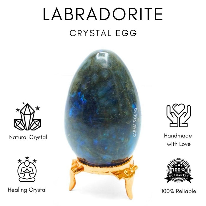 POLISHED LABRADORITE POCKET EGG