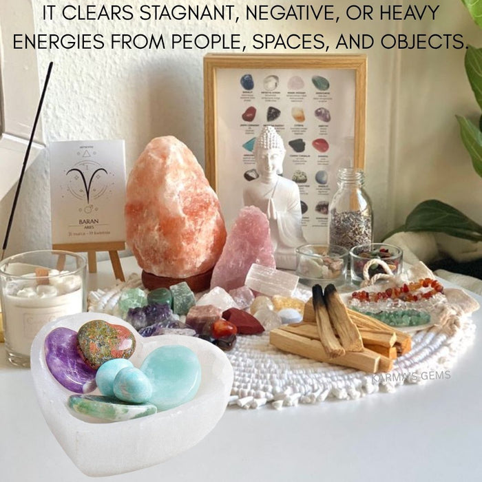 SELENITE HEART BOWL