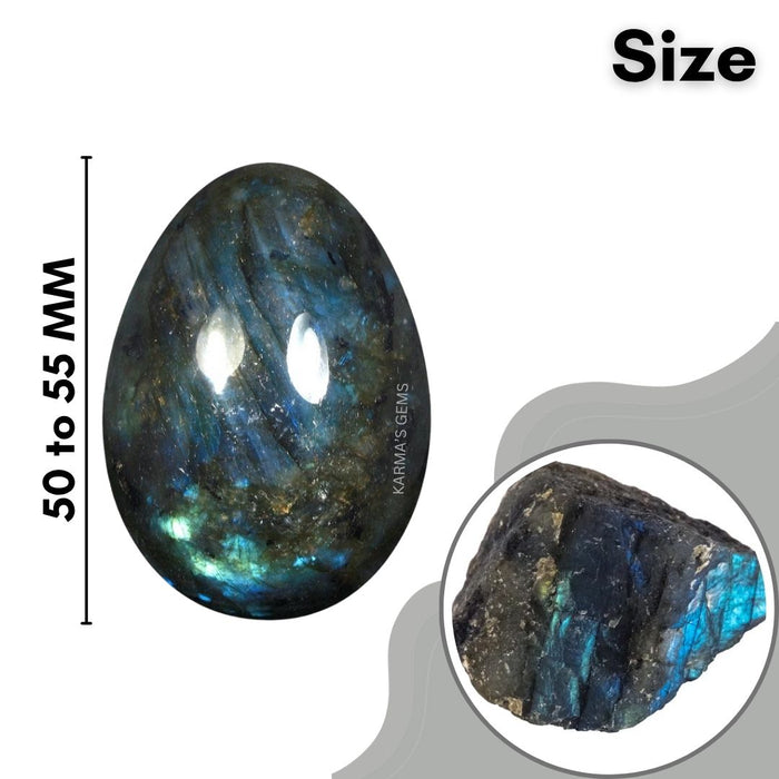 POLISHED LABRADORITE POCKET EGG