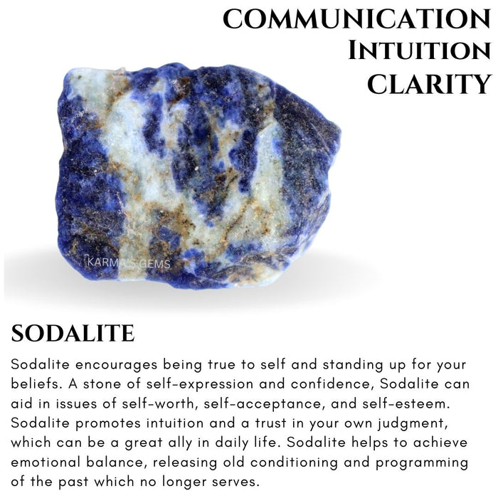 2 PCS 15 TO 25 MM SODALITE ROUGH STONE