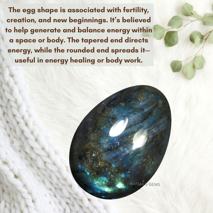 POLISHED LABRADORITE POCKET EGG