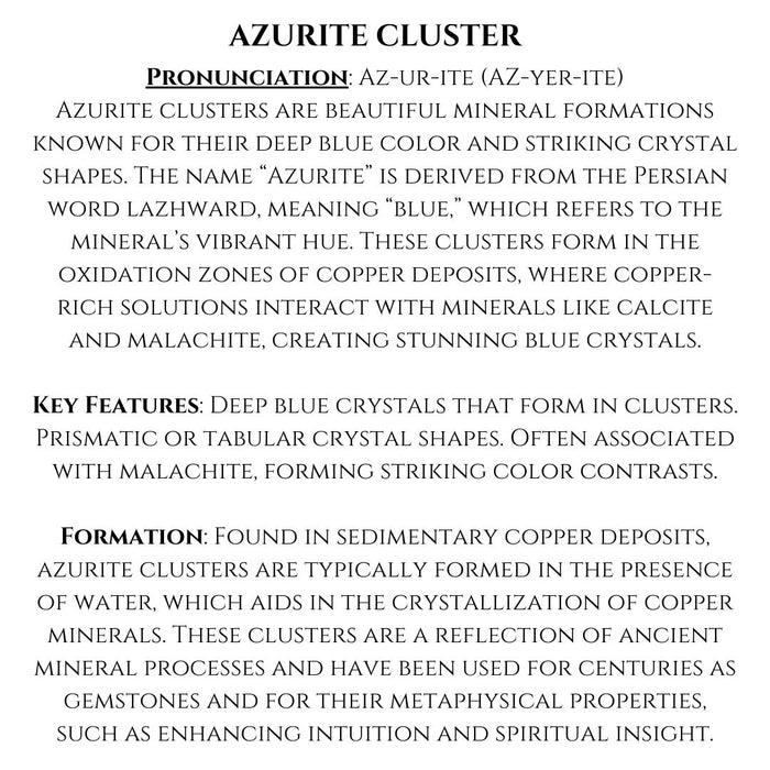 AZURITE CLUSTER