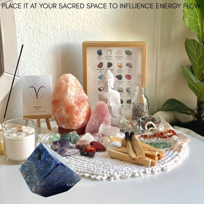 SODALITE STONE CUBE