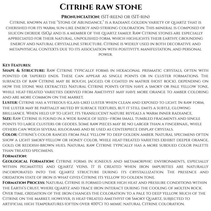 2 PCS CITRINE RAW STONE
