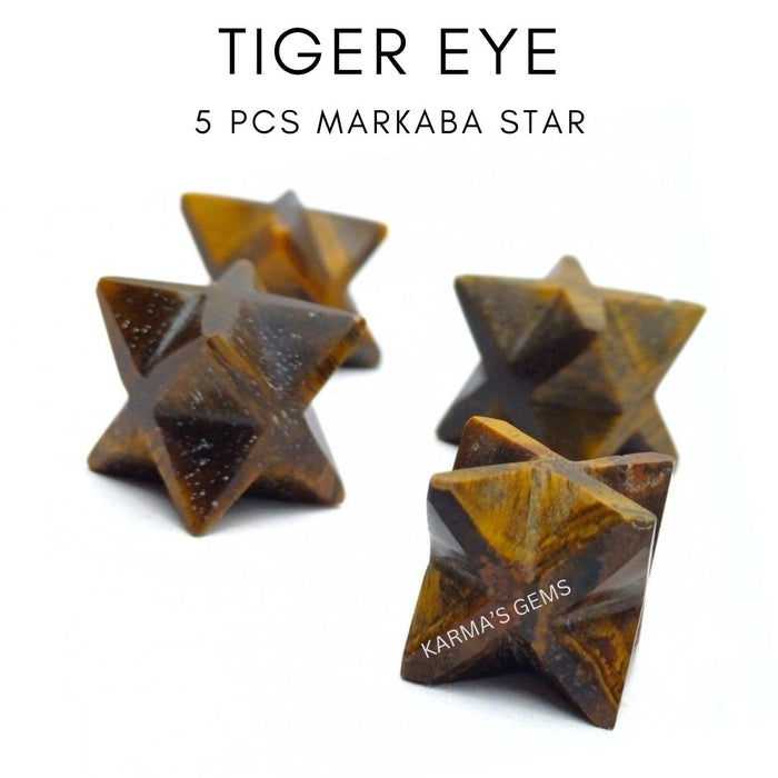 5 PCS MARKABA TIGER EYE STAR SET