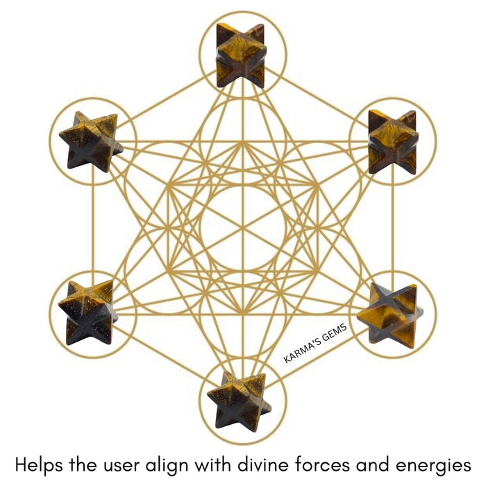 5 PCS MARKABA TIGER EYE STAR SET