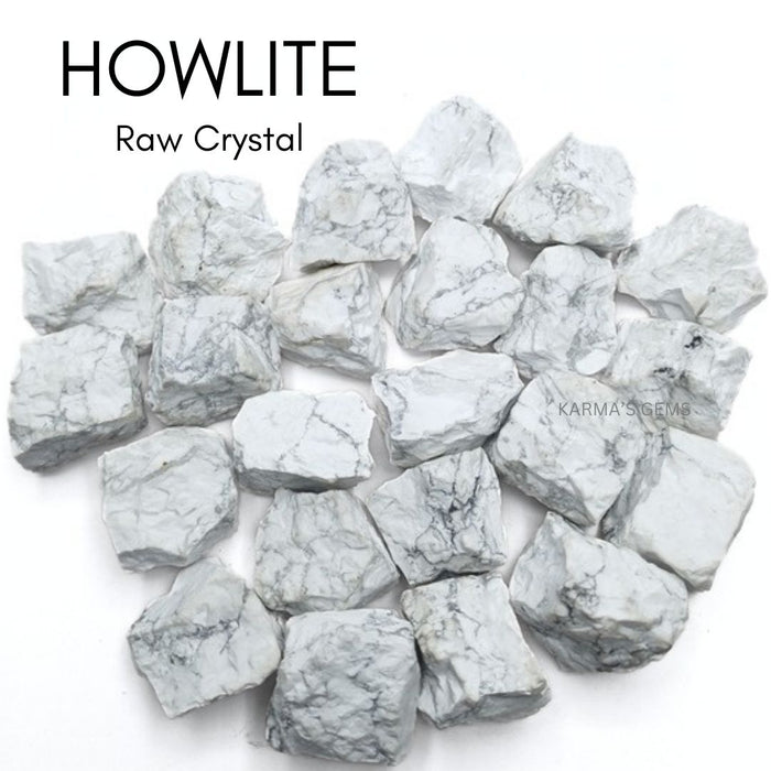 HOWLITE 20 TO 25 MM  ROUGH STONE