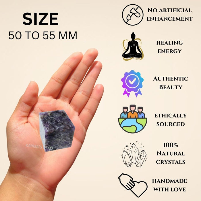 AMETHYST STONE CUBE