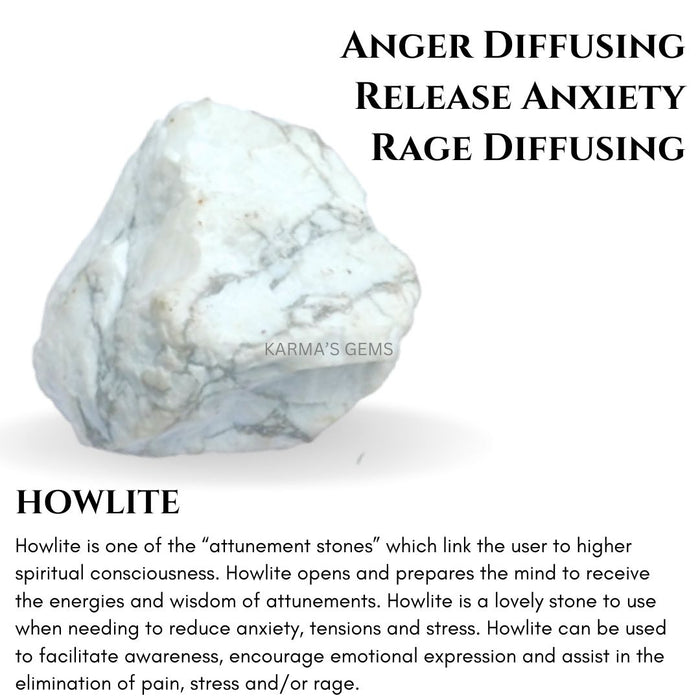 HOWLITE 20 TO 25 MM  ROUGH STONE