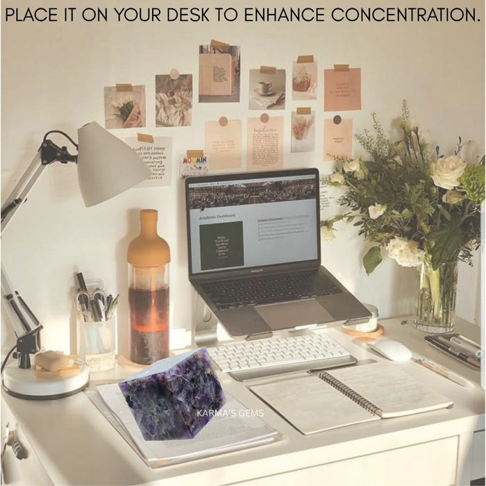 AMETHYST STONE CUBE