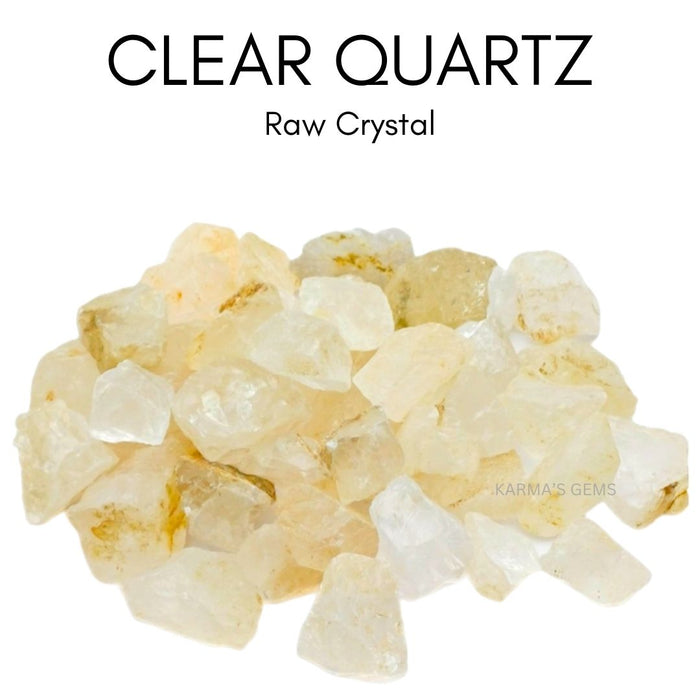 2 PCS 15 TO 25 MM CLEAR QUARTZ ROUGH STONE